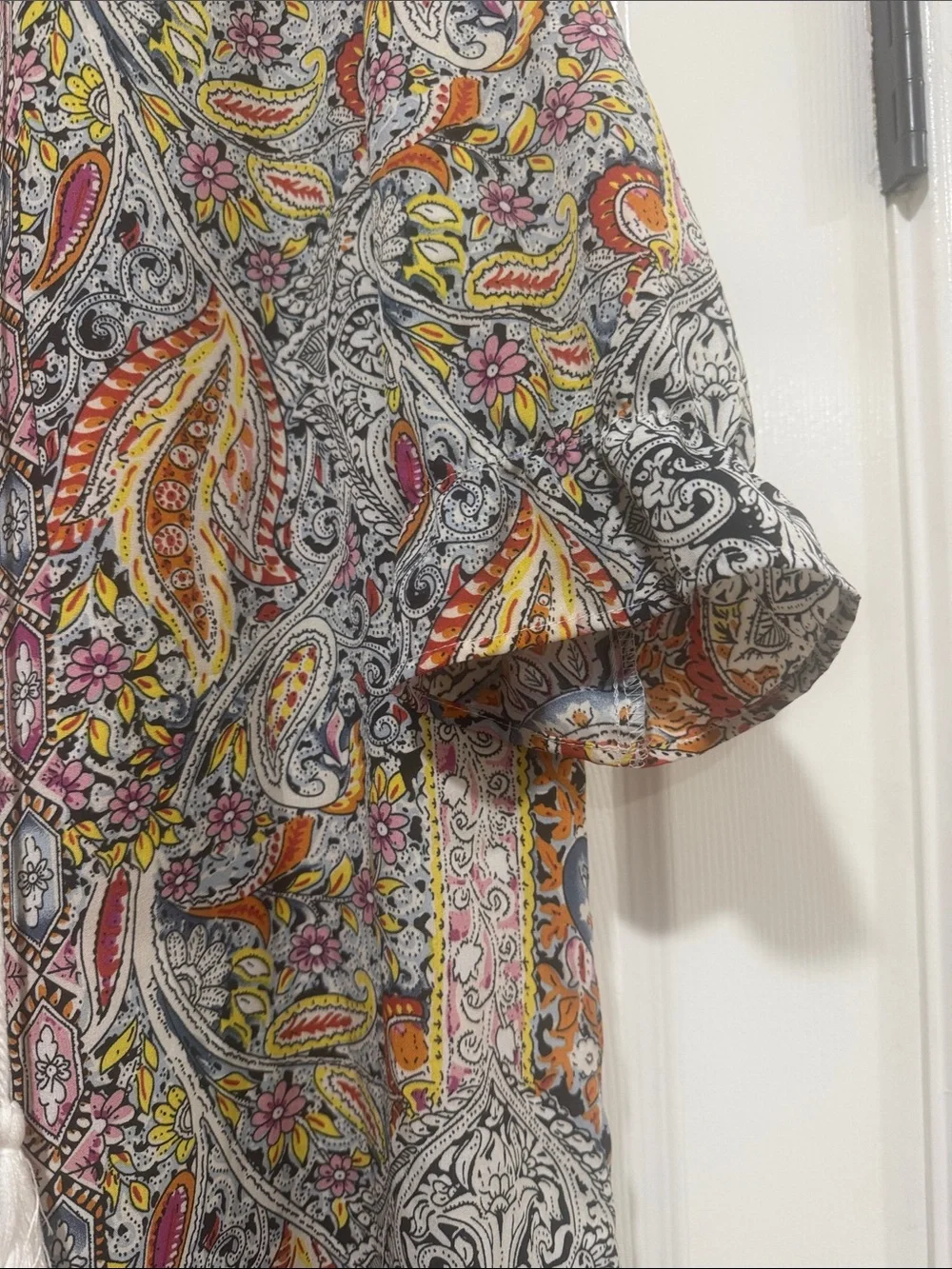 Boho Paisley Maxi Dress in Multicolor - Picture 3 of 5